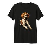 Ilustración de Perro Coonhound inglés Americano Camiseta Premium