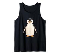 Ilustración de pingüino con carácter Suave Camiseta sin Mangas