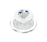 Ilustración de Planta de Aciano Centaurea cyanus PopSockets PopGrip para MagSafe