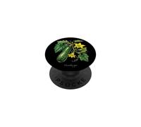 Ilustración de Planta de calabacín Cucurbita Pepo PopSockets PopGrip Adhesivo