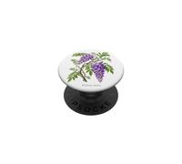Ilustración de Planta de glicina China Wisteria sinensis PopSockets PopGrip Adhesivo