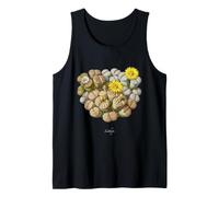 Ilustración de Plantas Living Stones Lithops Camiseta sin Mangas
