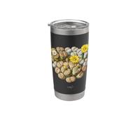 Ilustración de plantas Living Stones Lithops Vaso térmico de acero inoxidable de doble pared