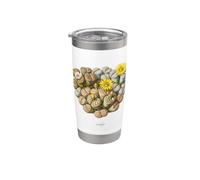 Ilustración de plantas Living Stones Lithops Vaso térmico de acero inoxidable de doble pared