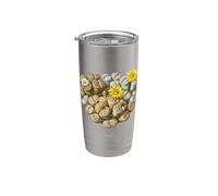 Ilustración de plantas Living Stones Lithops Vaso térmico de acero inoxidable de doble pared