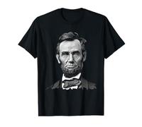 Ilustración de Retrato del Presidente Abraham Lincoln Abe Lincoln Camiseta gráfica económica
