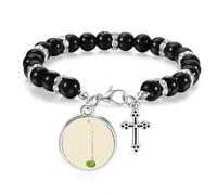 Ilustración de Rusia - Pulsera de cuentas con símbolo nacional, joyería bohemia para hombres y mujeres