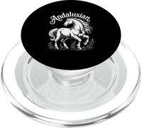 Ilustración de Semental Elegante Caballo Andaluz PopSockets PopGrip para MagSafe