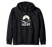 Ilustración del Castillo del Monte de San Miguel Sudadera con Capucha