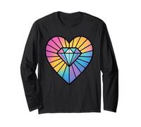 Ilustración del Centro del Diamante del corazón del Manga Larga