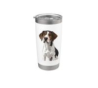 Ilustración del perro de Treeing Walker Coonhound Vaso térmico de acero inoxidable de doble pared