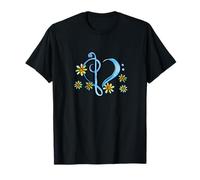 Ilustración del Profesor de Banda Amante de la música Bass and Treble Camiseta