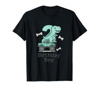Ilustración del Segundo cumpleaños del Dinosaurio Verde Azulado Camiseta