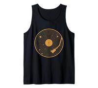 Ilustración del Sistema Solar del Disco de Vinilo | Turntable Camiseta sin Mangas