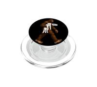 Ilustración Divertida del Arte del Meme del Gato Blanco Bigfoot PopSockets PopGrip para MagSafe