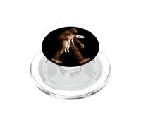 Ilustración Divertida del Arte del Meme del Gato Naranja Bigfoot PopSockets PopGrip para MagSafe