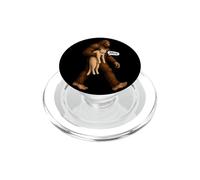 Ilustración Divertida del Meme del Arte del Gato Naranja Bigfoot PopSockets PopGrip para MagSafe