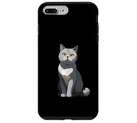 Ilustración estilizada de gato British Shorthair Carcasa para iPhone 7 Plus/8 Plus