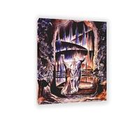Ilustración para la Divina Comedia de Dante Reproducción cuadro William Blake Impresión sobre Lienzo cuadros famosos baño Decoración Pared Moderna para Comedor y Estancia80x60cm(31x24in)Marco
