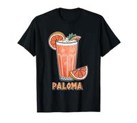 Ilustración refrescante de bebida de cóctel Paloma Camiseta