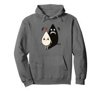 Ilustración tierna con Sombra Monstruo Oscura Sudadera con Capucha