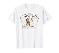 Ilustración Vintage del cuarteto del millón de dólares de Sun Records Camiseta