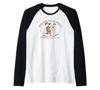 Ilustración Vintage del cuarteto del millón de dólares de Sun Records Camiseta Manga Raglan