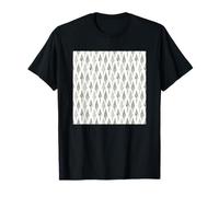 Ilustraciones Conchas Marinas Diseño Patrón Blanco y Negro Camiseta