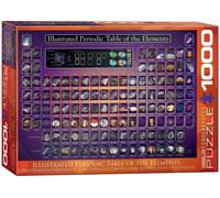 Eurographics- Illustrated Periodic Table of The Elements Rompecabezas, Multicolor, 48 x 68 cm (6000-0258)