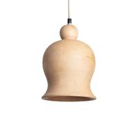 ILUZZIA Lámpara Colgante Madera Akesh III Natural