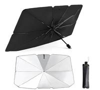 ILWIYRHNL Parasol Sombrilla Coche para Nissan Juke 2 (II) I 2019-2024, 140x80cm Protector Solar Parabrisas Delantero Plegable con Protección UV y Aislamiento