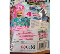 ILY 3D Sticker Maker Refill Pack - Undersea Adventure | DIY Arts & Crafts Kit for Kids Ages 6+ | Creative Toy Gift Set with 50+ Custom Refills for Boys & Girls