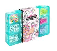 ILY - Kit de pulseras de concierto para hacer tú mismo, haz más de 2000 pulseras de cuentas con cordones elásticos y estuche de almacenamiento, kit de manualidades de joyería para niñas, perfecto para