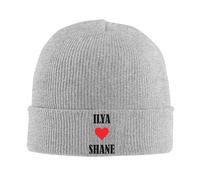 Ilya Heart Shane Rivalidad Calentada Gorros Tejidos para Mujeres Sombrero de otoño Invierno Gorro acrílico cálido