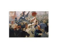 Ilya Repin-Celebration of the New Russian Constitution (1905) - Lienzo decorativo para pared, decoración moderna del hogar, 40,6 x 61 cm