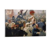 Ilya Repin-Celebration of the New Russian Constitution (1905) - Póster decorativo para pared, diseño moderno de diciembre