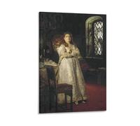 Ilya Repin-The Tsarevnya Sophia Alekseyevna, Tretyakov Gallery (1879) Póster de pared con pergamino en lienzo, pintura para sala de estar D