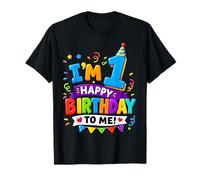 Im 1 Happy Birthday To Me 1 Years Old 1st Bday Boys Girls Camiseta