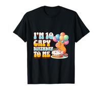 I'm 10 Capy Birthday to Me, décima Fiesta de cumpleaños para niños Capybara Camiseta