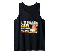 I'm 10 Capy Birthday to Me, décima Fiesta de cumpleaños para niños Capybara Camiseta sin Mangas