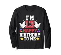 I'm 13 Happy Birthday to Me Teenager Oficial Cumpleaños 13 Manga Larga