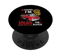 I'm 9 Year Old Sound The Alarm Bombero 9º cumpleaños PopSockets PopGrip Adhesivo