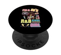 Im 90s R&B Kinda Girl Retro RnB Hip Hop Mujeres Niñas Niños PopSockets PopGrip Adhesivo