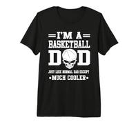 I'm A Basketball Dad Skull Softball Player Funny Fathers Day Camiseta Premium