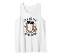 I'm A Big Deal I Otter Know Funny Animal Juego de Palabras Camiseta sin Mangas