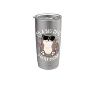 I'm A Big Deal I Otter Know Funny Animal Juego de palabras Vaso térmico de acero inoxidable de doble pared