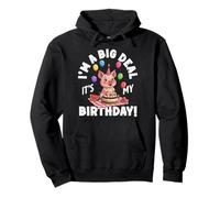 Im A Big Deal It's My Birthday Pig Kids Party Bday Sudadera con Capucha