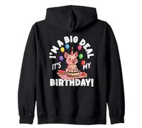 Im A Big Deal It's My Birthday Pig Kids Party Bday Sudadera con Capucha