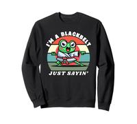 I'm A Blackbelt Just Saying, Frog Karate, Rana de artes marciales Sudadera