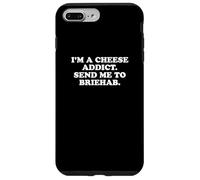 I'm a Cheese Addict, Send Me to Briehab Funny Design Carcasa para iPhone 7 Plus/8 Plus